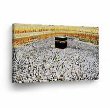 Islamic Wall Art Kaabah Mecca Canvas Print Home Decor Arabic Calligraphy