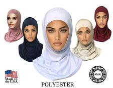 ❤️AMAL Muslim Hijab Mini Amira Islamic Scarf For Women Polyester USA Colors