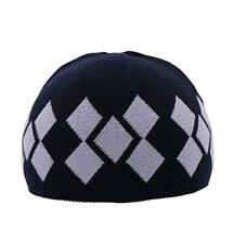 Modefa Turkish Islamic Men's Argyle Kufi Takke Skull Cap Prayer Hat