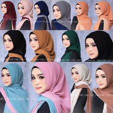 Bobal Double Sided Wrap Hijab Khimar Pashmina Shayla HeadScarf Muslim Abaya