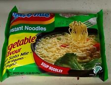 [8 Pack x 2.82oz] INDOMIE Instant Vegetable Flavor Noodle Soup Ramen Indonesia