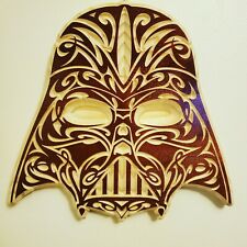 Handmade Darth Vader Wooden Carving 3