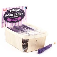 Purple Rock Candy - 18 Sticks - Grape - Party Favors - Candy Buffet