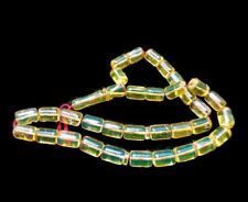 Beautiful Islamic Prayer Dominican Green/Blue Amber Beads Misbaha 8 IN Strand