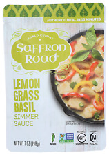 Saffron Road Lemongrass Basil Simmer Sauce, 7Oz - Non-Gmo, Gluten Free, Halal, K