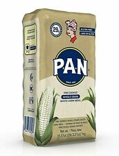 P.A.N. Whole Grain White Corn Meal Pre-cooked Flour, Harina PAN, 2 LB