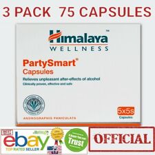 Himalaya Party Smart OFFICIAL USA 75 Capsules Best Prevents Hangover Headaches