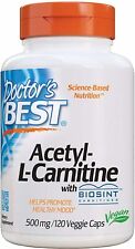 Doctor's Best Acetyl L-Carnitine w/ Biosint, 500mg, 120 Vegetarian Capsules