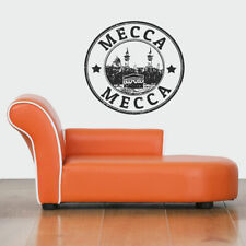 MECCA STAMP Wall Vinyl Sticker Room Decal Mural Design Art Muslim Decor bo1127