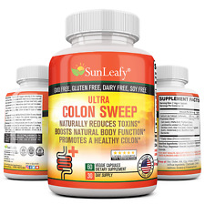 Colon Cleanse Quick Effective Lactobacillus Cascara Sagrada Goldenseal Psyllium