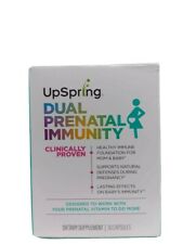 UpSpring Dual Prenatal Immunity Dietary Supplement 30 Caps Exp 07/2022