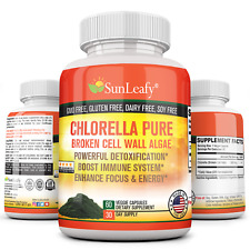 Chlorella Digestible Algae (Broken Cell Wall) Superfood, Rich in B Vitamins