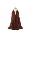 Dubai Abaya Kaftan Chiffon Rhinestones Pearl Muslim Women Maxi Dress Nude