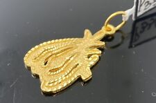 22k Pendant Solid Gold Religious Jewelry Islamic Design P3364