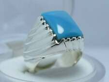 beautiful clean blue Feroza Ring Men's turquoise ring feroza Ring gemstone rings