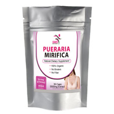 SMS PUERARIA MIRIFICA 5000mg EXTRACT ORGANIC FARMED FOR WOMENS UNISEX 30 Caps