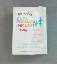 UpSpring Dual Prenatal ImmunitySupplement 30 Capsules Exp 07/22 Box Damage