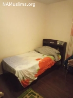 Room for rent in a Muslim house for female.