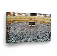 Islamic Wall Art Kaabah Mecca Masjid Al-Haram Canvas Print Home Decor