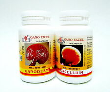 5 SETS 5 x Gano Excel Excellium 90 + 5 x Ganoderma Lucidum 90 Capsules Lingzhi