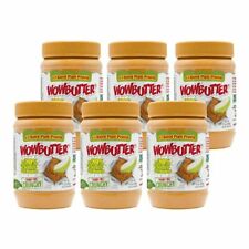 WOWBUTTER, PEANUT FREE 100% CRNCHY, 17.6 OZ, (Pack of 6)