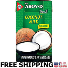 Aroy-D 100 Milk 8.5 Oz , Coconut, 1 Count, (Pack of 6)