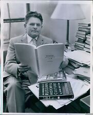 1957 Dr Ivar Spector & Book Soviet Union & The Muslim World Authors Photo 8X10