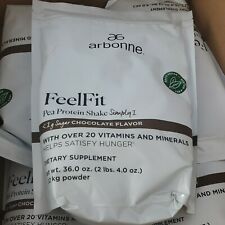 Arbonne FeelFit Pea Protein Shake Chocolate Flavor 2lbs/10.3 Oz EXP 6/2023 