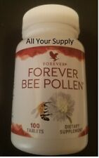 Forever Living Bee Pollen 100% Natural 100 tbls, boost energy,HALAL/KOSHER, 2024