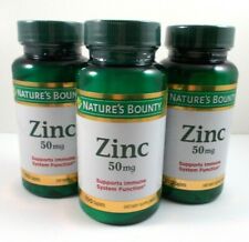 Nature’s Bounty Zinc 50 mg Supports Immune System - 300 Caplets Ex: 6/2024
