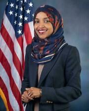 ILHAN OMAR GLOSSY POSTER PICTURE PHOTO BANNER somali muslim minnesota rep 5271