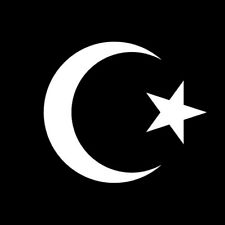 Star and Crescent vinyl sticker decal islam symbol moon