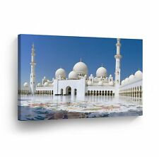 Islamic Wall Home Decor Art Sheikh Zayed Mosque Canvas Print