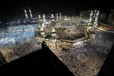 HOLY CITY OF MECCA AT NIGHT GLOSSY POSTER PICTURE PHOTO quran muslim islam 2208