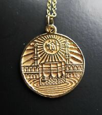 18K Gold Over SS Kaaba Pendant Charm Hajj Islamic Pendant Muslim Charm Pendant 
