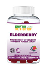 Sambucus Elderberry Gummies by SHIFAA NUTRITION, Immune Support, Halal Vitamins 