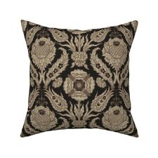 Turkish Islamic Victorian Throw Pillow Cover w Optional Insert by Roostery