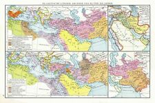 Muslim Lands 11 to 12 Century - Droysen 1886 - 23.00 x 34.48