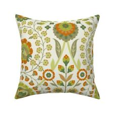 Renaissance Indian Islamic Throw Pillow Cover w Optional Insert by Roostery