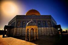 Dome of the Rock Old City Jerusalem Photo Art Print Poster 24x36 inch