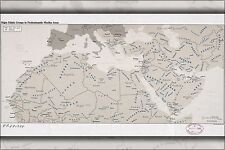 Poster, Many Sizes; Cia Map Ethnic Groups In Muslim Areas 1989