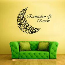 Wall Vinyl Sticker Bedroom Decal Ramadan Kareem Islam Crescent Moon Decor z1744