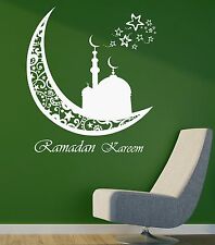 Wall Vinyl Sticker Ramadan Kareem Islam Muslim Mosque Arabic Decor (ig2050)
