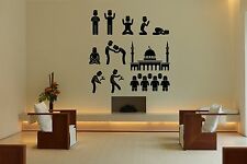 Wall Room Decor Art Vinyl Sticker Mural Decal Islam Creed Trust Religion FI174