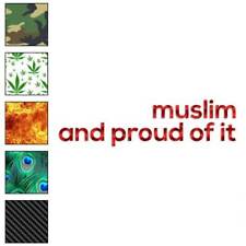 Muslim Proud Pride Decal Sticker Choose Pattern + Size #2521
