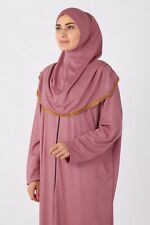 Muslim Women Prayer Dress With Attached Scarf Abaya Prayer Clothes Hijab Modest