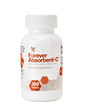 Forever Absorbent-C 100 Tablets Dietary Supplement Vitamin-C KOSHER HALAL New
