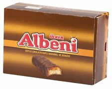 Ulker Albeni Chocolate Bar Caramel Biscuit Halal 24 x 40 gr-- Free Priority Ship